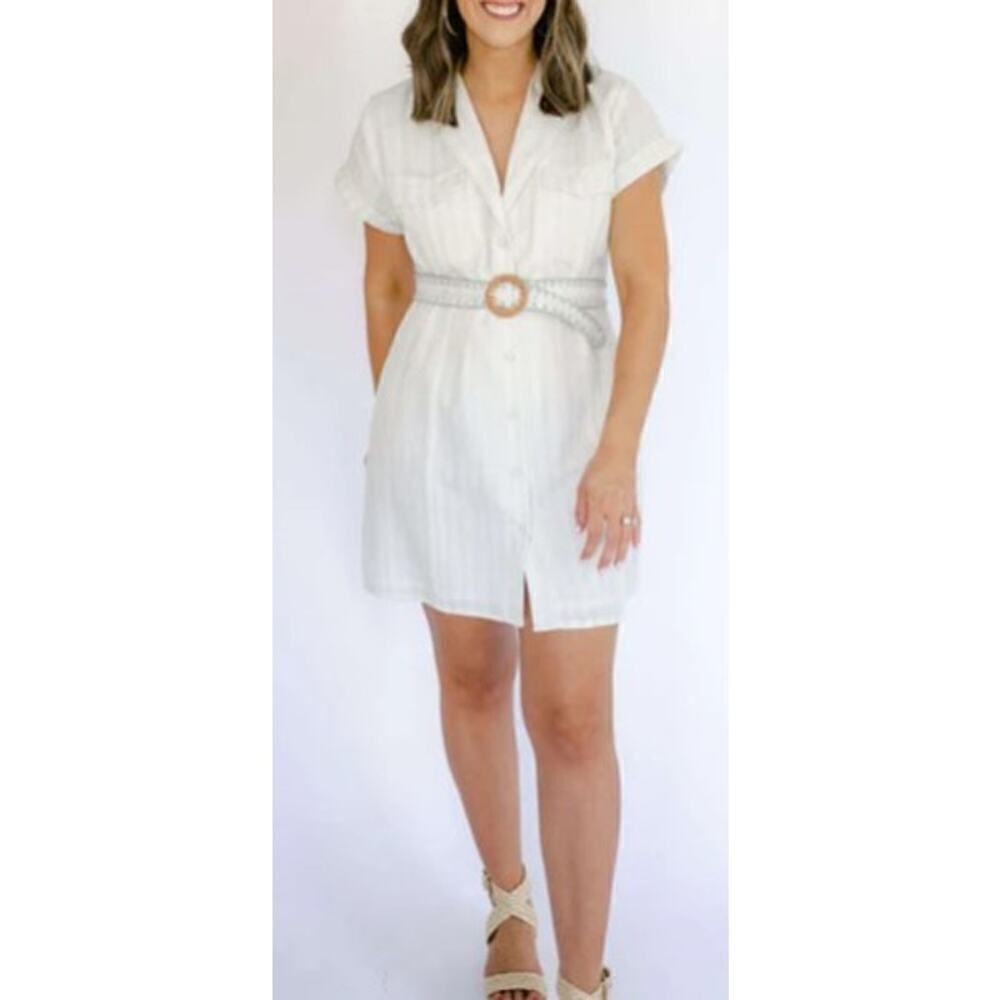 Anna Cate Maggie Linen Dress Sz. L